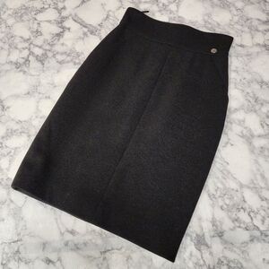 Chanel Wool Pencil Skirt